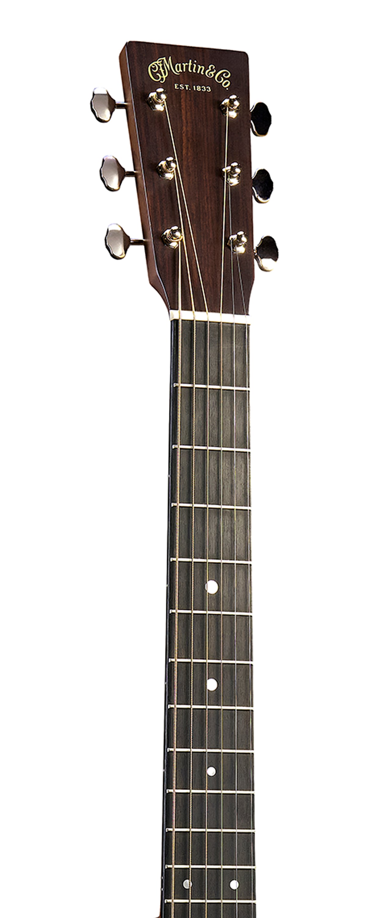 Headstock & Neck of Martin DSS-16E Cherry Cola Guitar image number 4